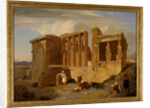 The Erechtheum, Athens, Greece with Figures in the Foreground by Charles Lock Eastlake