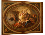 Sketch for an oval ceiling by Louis Laguerre