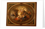 Sketch for an oval ceiling by Louis Laguerre