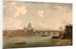 London, St. Paul's and Blackfriars Bridge by William Marlow