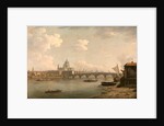 London, St. Paul's and Blackfriars Bridge by William Marlow