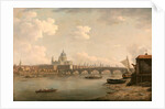London, St. Paul's and Blackfriars Bridge by William Marlow