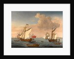 Ships in the Thames Estuary near Sheerness, Isaac Sailmaker, ca. 1633-1721 by Isaac Sailmaker