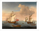 Ships in the Thames Estuary near Sheerness, Isaac Sailmaker, ca. 1633-1721 by Isaac Sailmaker