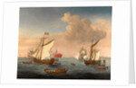 Ships in the Thames Estuary near Sheerness, Isaac Sailmaker, ca. 1633-1721 by Isaac Sailmaker