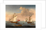 Ships in the Thames Estuary near Sheerness, Isaac Sailmaker, ca. 1633-1721 by Isaac Sailmaker