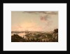Port Mahon, Minorca with British Men-of-War at Anchor by John Thomas Serres