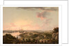Port Mahon, Minorca with British Men-of-War at Anchor by John Thomas Serres