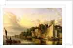 Lambeth from the River looking towards Westminster Bridge, London by James Stark