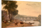 A View of Richmond Bridge, on the Thames, London by Sir Augustus Wall Callcott