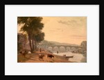 A View of Richmond Bridge, on the Thames, London by Sir Augustus Wall Callcott