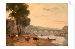 A View of Richmond Bridge, on the Thames, London by Sir Augustus Wall Callcott