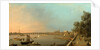 The Thames from the Terrace of Somerset House by Canaletto