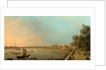 The Thames from the Terrace of Somerset House by Canaletto