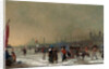 Frost on the Thames The Thames Frozen Over, near the Tower of London, London Samuel Collings by Samuel Collings