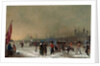Frost on the Thames The Thames Frozen Over, near the Tower of London, London Samuel Collings by Samuel Collings