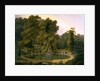 Temple, Fountain and Cave in Sezincote Park A View of the Temple, Fountain, and Cave at Sezincote Park, Gloucestershire by Thomas Daniell