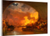 The Great Fire of London by Philippe-Jacques de Loutherbourg