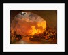 The Great Fire of London by Philippe-Jacques de Loutherbourg