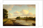 View on the River Thames at Richmond View on the River Thames at Richmond (?), London by William Marlow