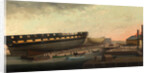 Heaving up His Majesty's Frigate 'Diana' at Blackburn's Yard, near Plymouth by John Rogers