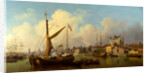 The Thames and the Tower of London Supposedly on the King's Birthday The Thames and the Tower of London by Samuel Scott