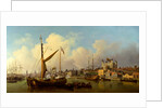 The Thames and the Tower of London Supposedly on the King's Birthday The Thames and the Tower of London by Samuel Scott