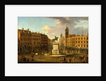 Charing Cross, with the Statue of King Charles I and Northumberland House, London, Joseph Nickolls by Joseph Nickolls