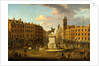 Charing Cross, with the Statue of King Charles I and Northumberland House, London, Joseph Nickolls by Joseph Nickolls