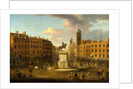 Charing Cross, with the Statue of King Charles I and Northumberland House, London, Joseph Nickolls by Joseph Nickolls