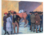 A Morning at Tattersall's by Robert Polhill Bevan