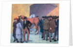 A Morning at Tattersall's by Robert Polhill Bevan