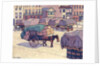 Hay Carts, Cumberland Market by Robert Polhill Bevan