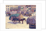 Hay Carts, Cumberland Market by Robert Polhill Bevan