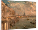 London, Somerset House Terrace from Waterloo Bridge by John Constable