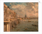 London, Somerset House Terrace from Waterloo Bridge by John Constable