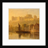 Windsor Castle from the Thames by William Daniell