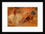 Man on a White Horse by Anonymous