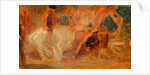 Man on a White Horse by Anonymous