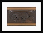 Carved wood misericord of a Sleeping Fox, possibly from Dunblane Cathedral, Perthshire, Scotland by Anonymous