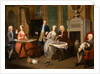 Portrait of a Family A Family Party by William Hogarth