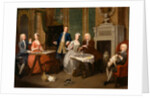 Portrait of a Family A Family Party by William Hogarth