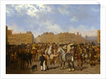 Old Smithfield Market, London by Jacques-Laurent Agasse