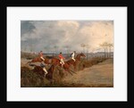 Scenes From a Steeplechase: Another Hedge A Steeplechase: Taking a Hedge and Ditch by Henry Thomas Alken