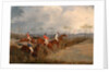 Scenes From a Steeplechase: Another Hedge A Steeplechase: Taking a Hedge and Ditch by Henry Thomas Alken