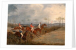 Scenes From a Steeplechase: Another Hedge A Steeplechase: Taking a Hedge and Ditch by Henry Thomas Alken