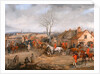 Hunting Scene: The Meet The Belvoir Hunt: The meet by Henry Thomas Alken