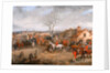 Hunting Scene: The Meet The Belvoir Hunt: The meet by Henry Thomas Alken