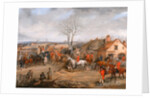 Hunting Scene: The Meet The Belvoir Hunt: The meet by Henry Thomas Alken