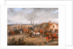 Hunting Scene: The Meet The Belvoir Hunt: The meet by Henry Thomas Alken